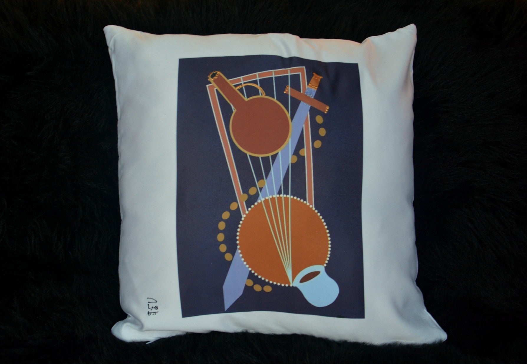 Nour wa nar cushion cover –نور و نار غطاء وسادة