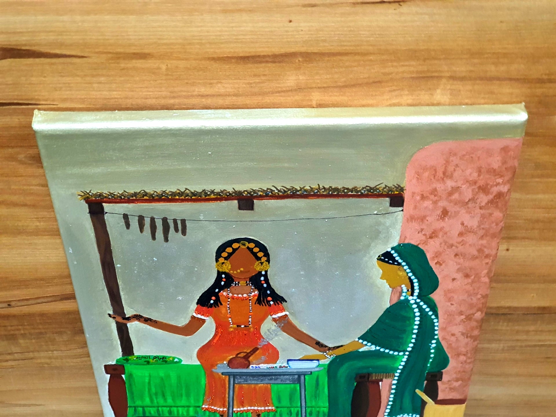 Henna Artist Painting- لوحة الحنانة