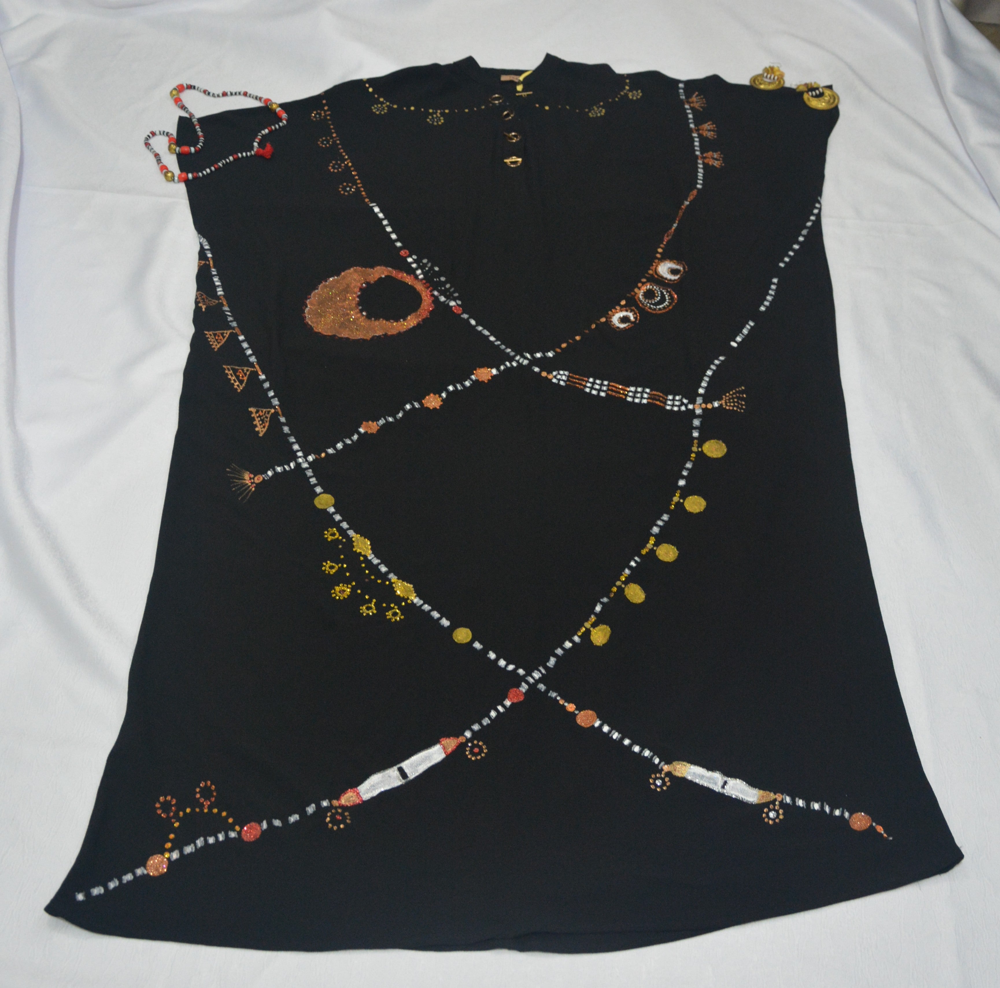 Sudanese necklaces galabya – جلابيه عقود بلدي