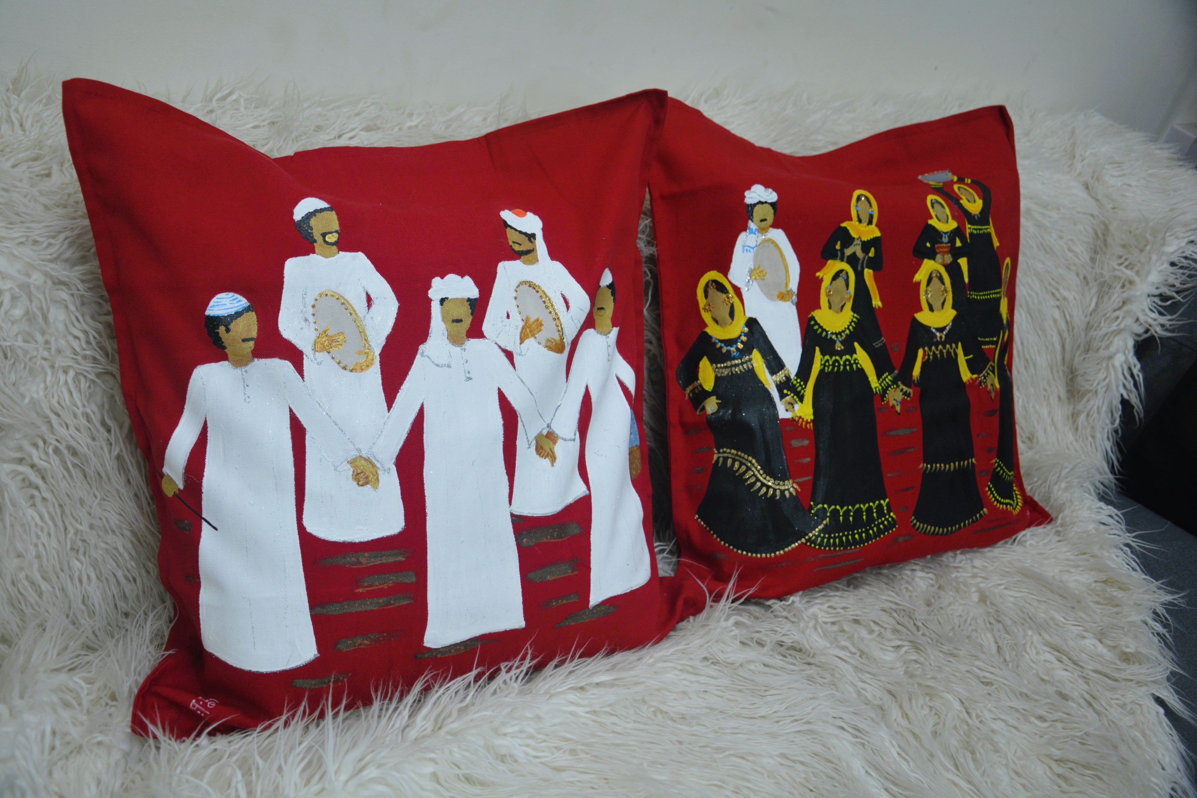 Halfa Men Cushion Cover – غطاء وسادة شباب حلفا