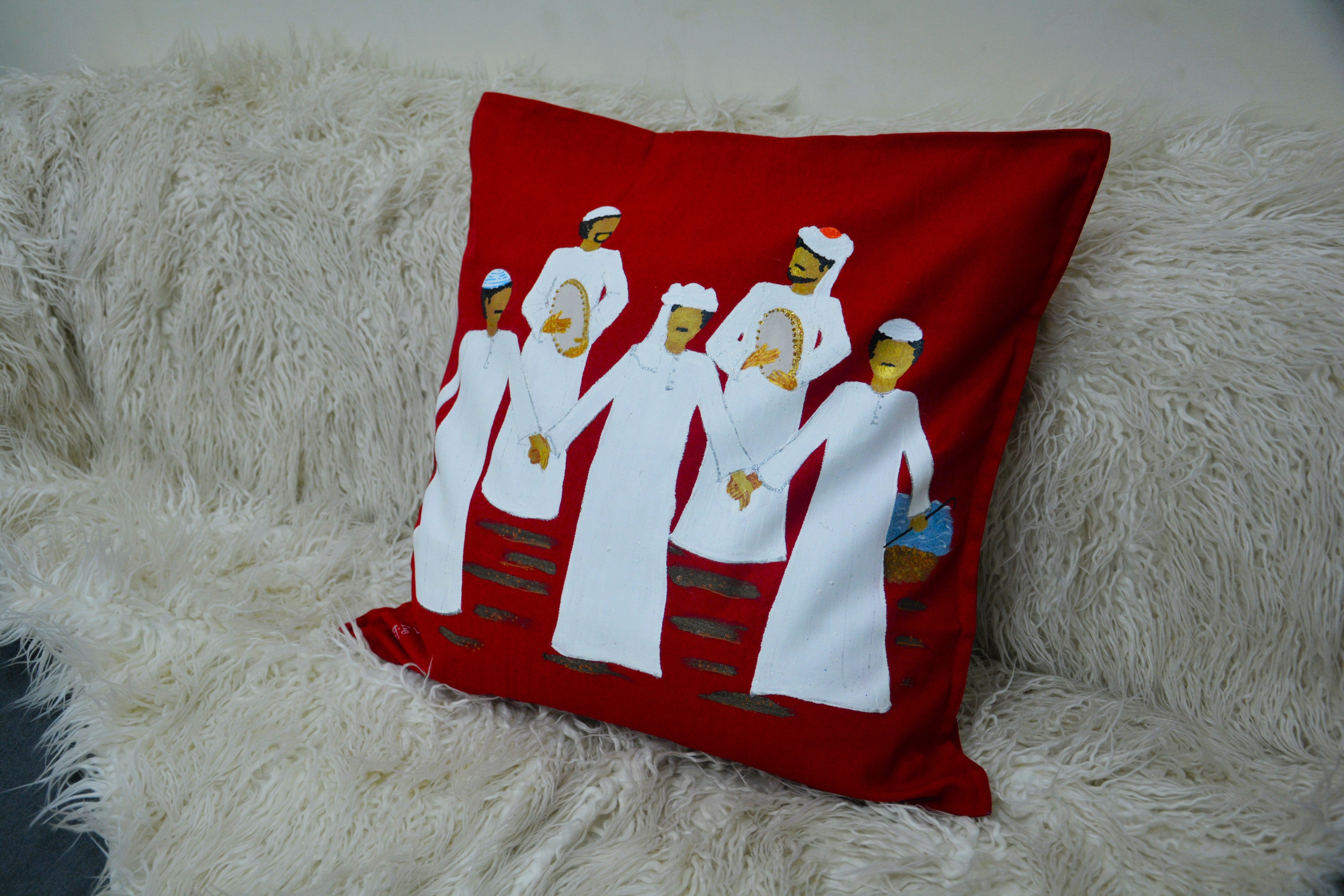 Halfa Men Cushion Cover – غطاء وسادة شباب حلفا