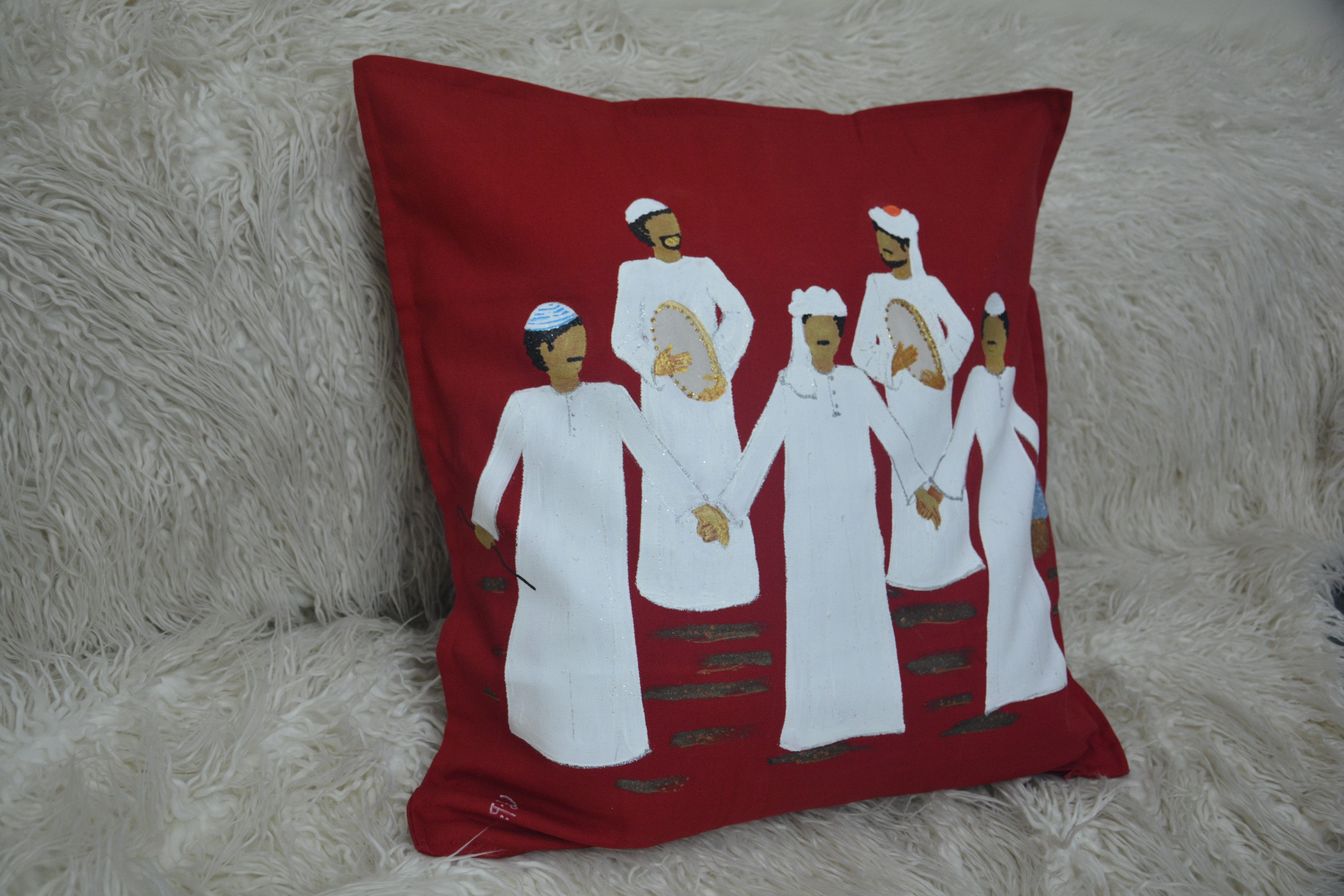 Halfa Men Cushion Cover – غطاء وسادة شباب حلفا
