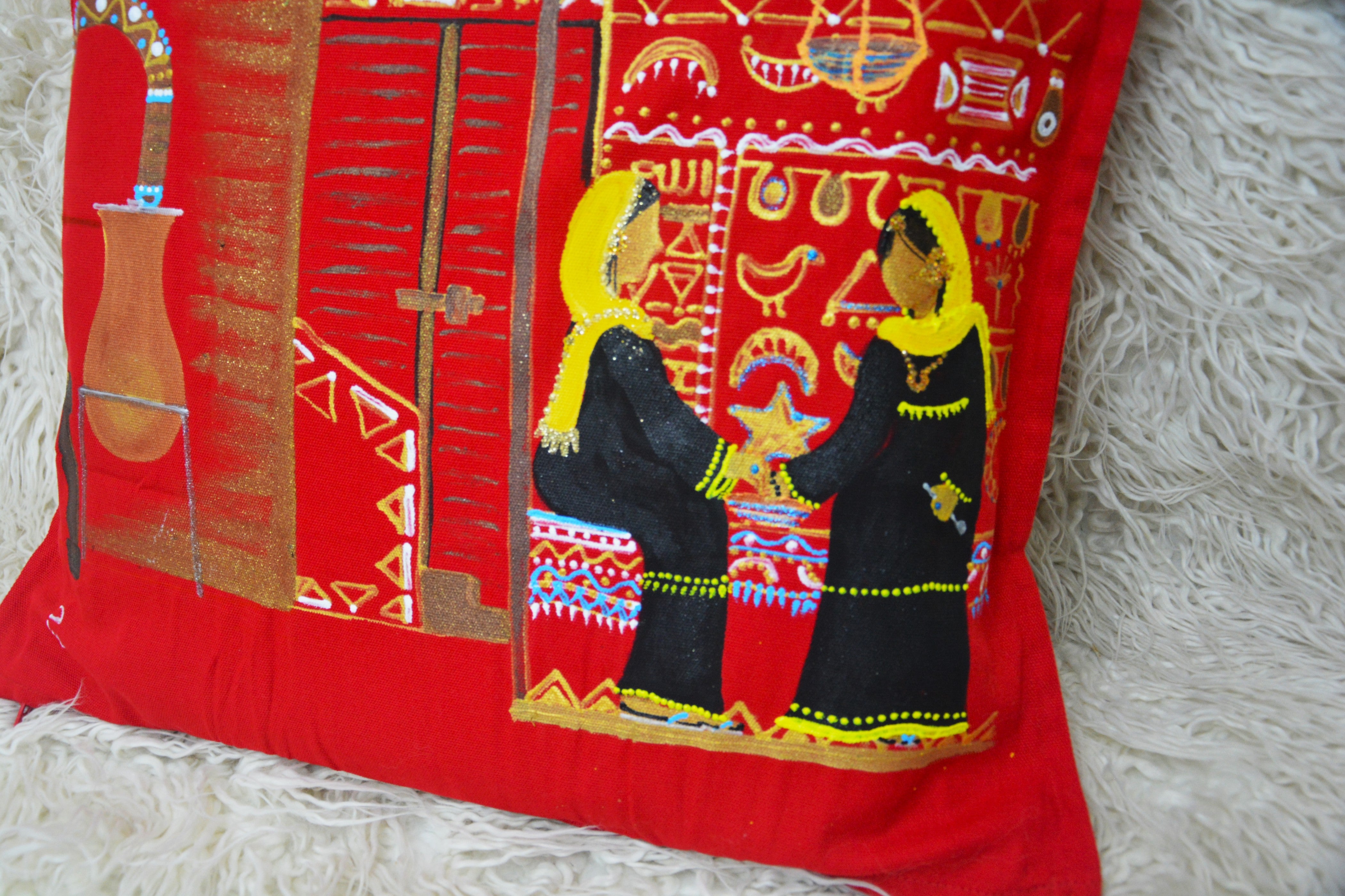 Our Home in Halfa Cushion Cover –   غطاء وسادة بيتنا في حلفا