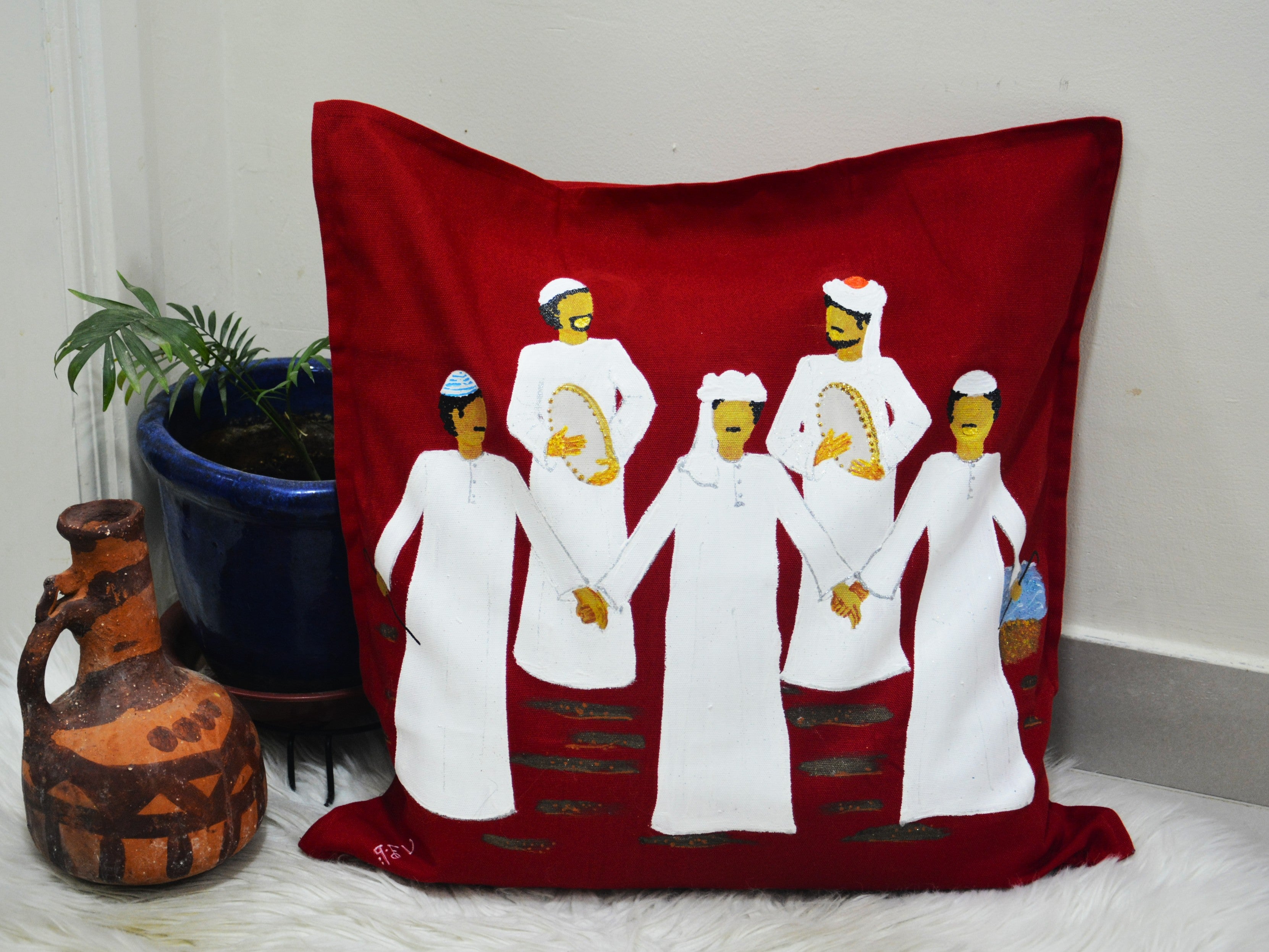 Halfa Men Cushion Cover – غطاء وسادة شباب حلفا