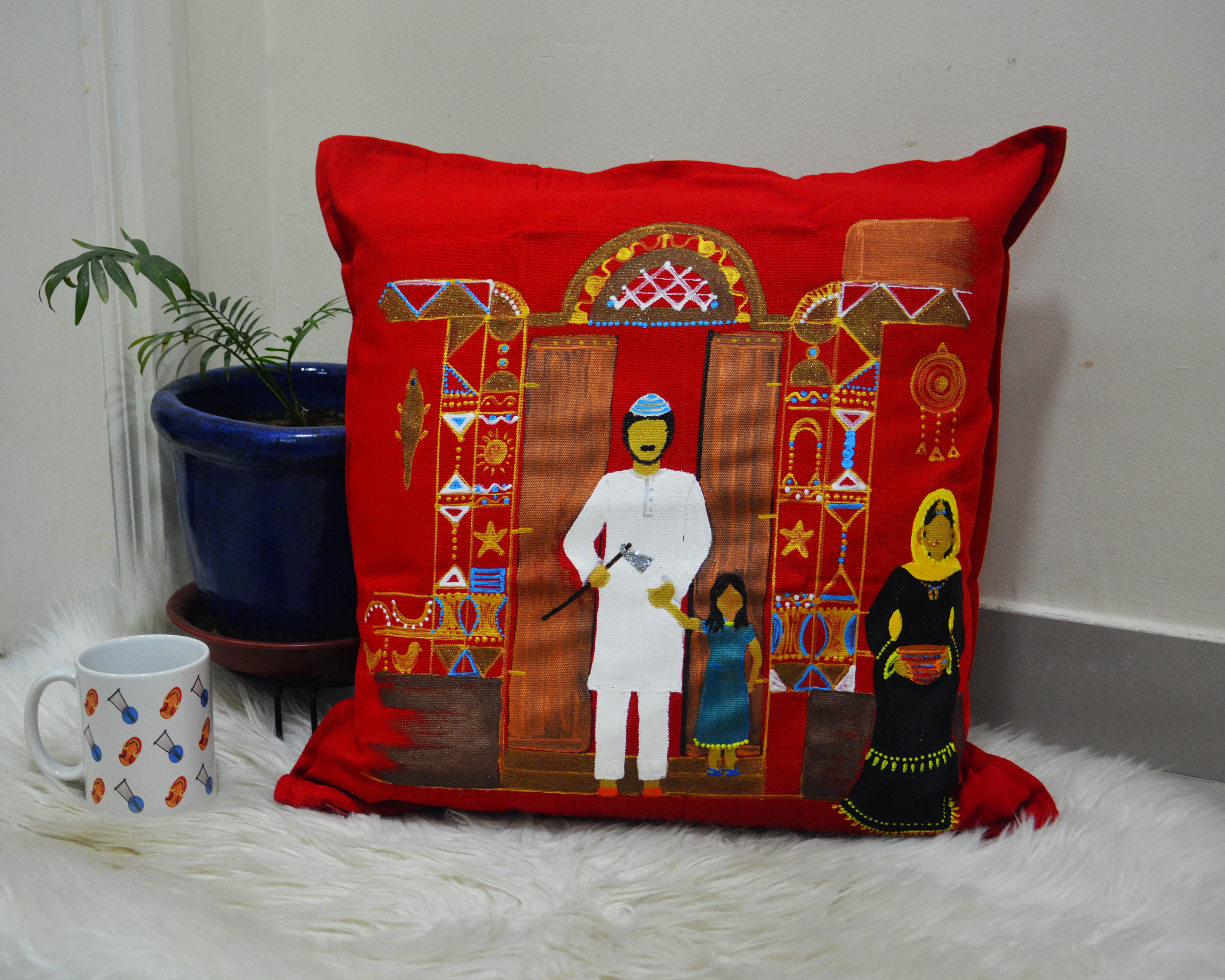 My Father Returned Cushion Cover – غطاء وسادة يابا رجع
