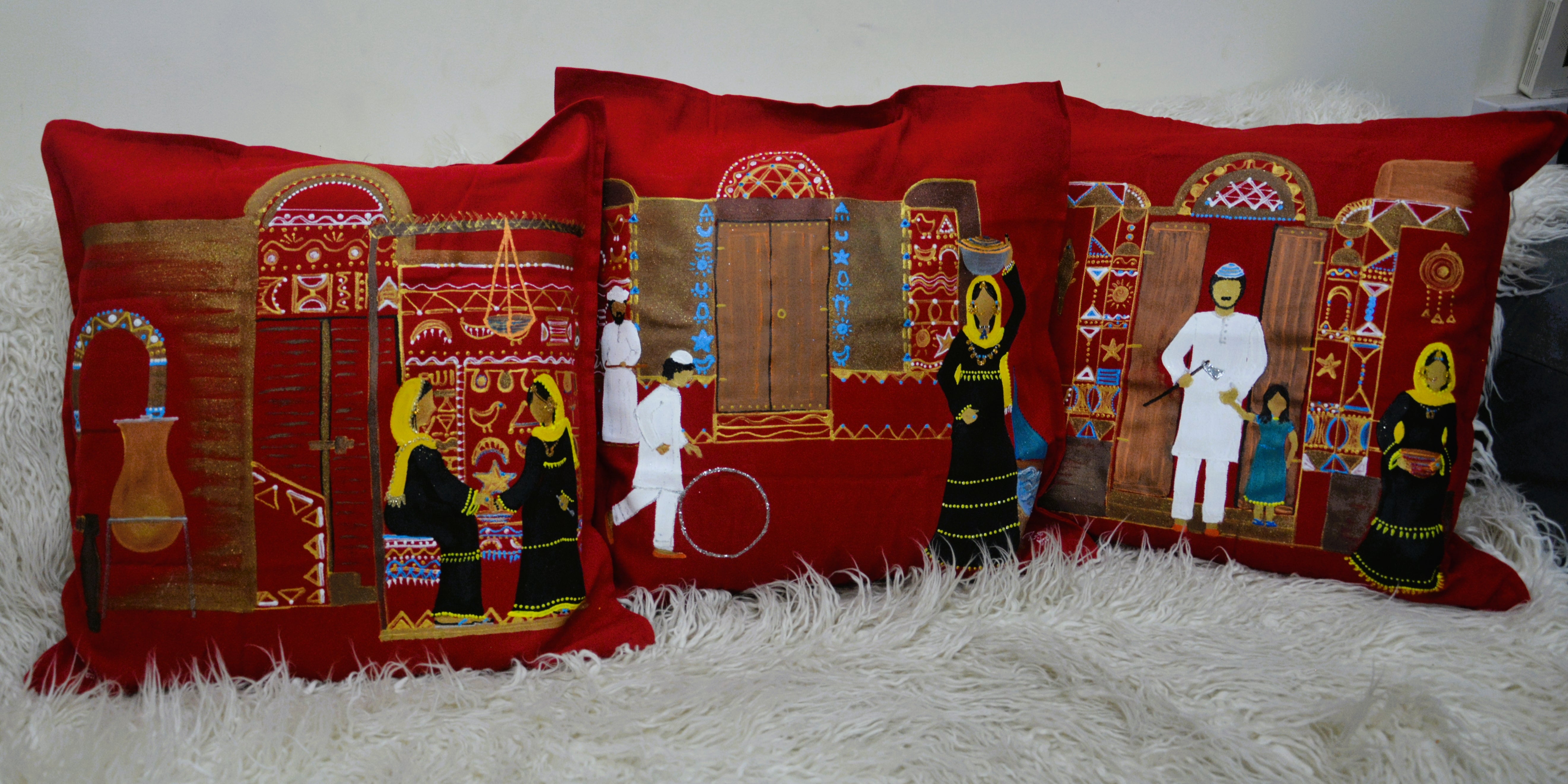 My Father Returned Cushion Cover – غطاء وسادة يابا رجع