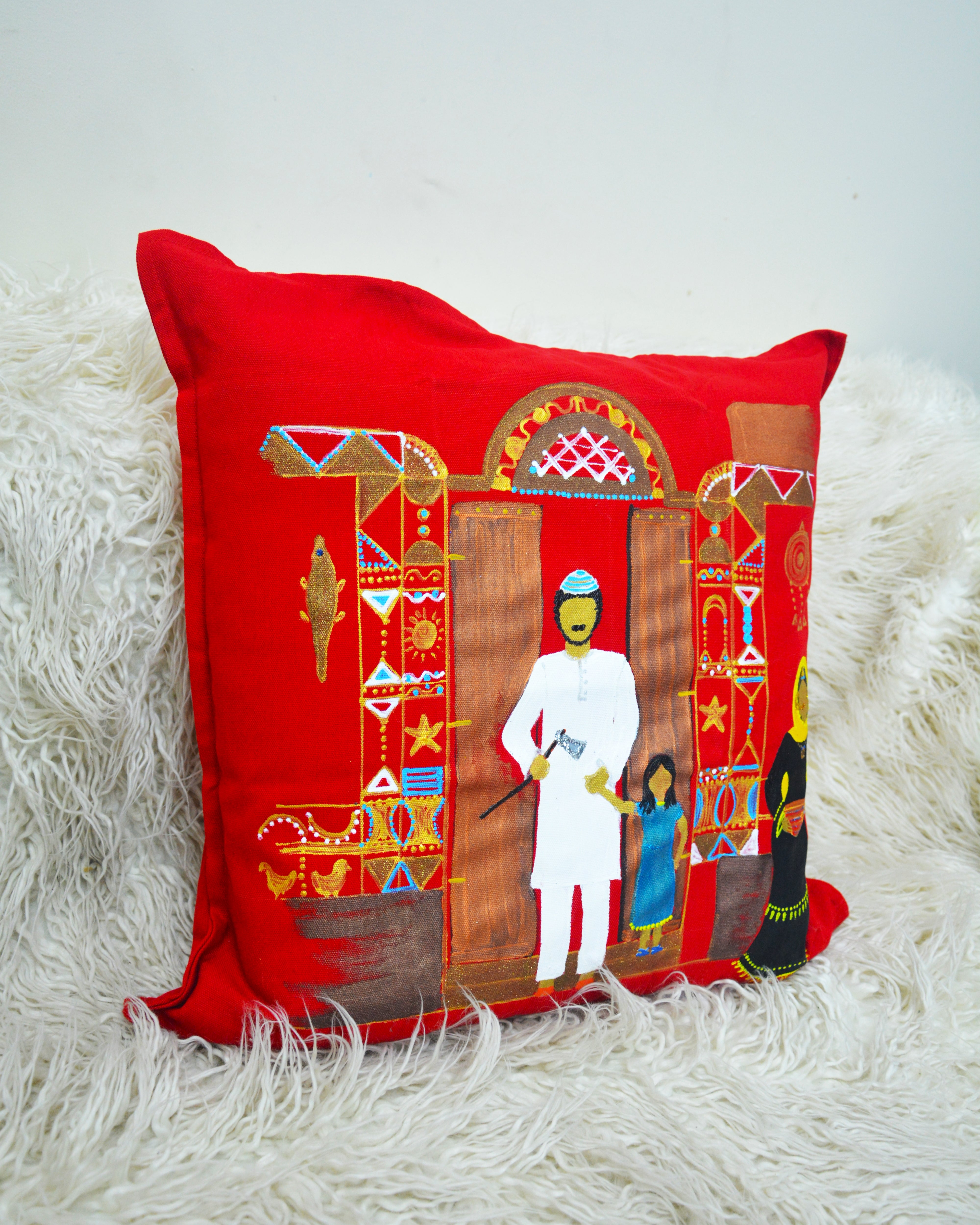 My Father Returned Cushion Cover – غطاء وسادة يابا رجع
