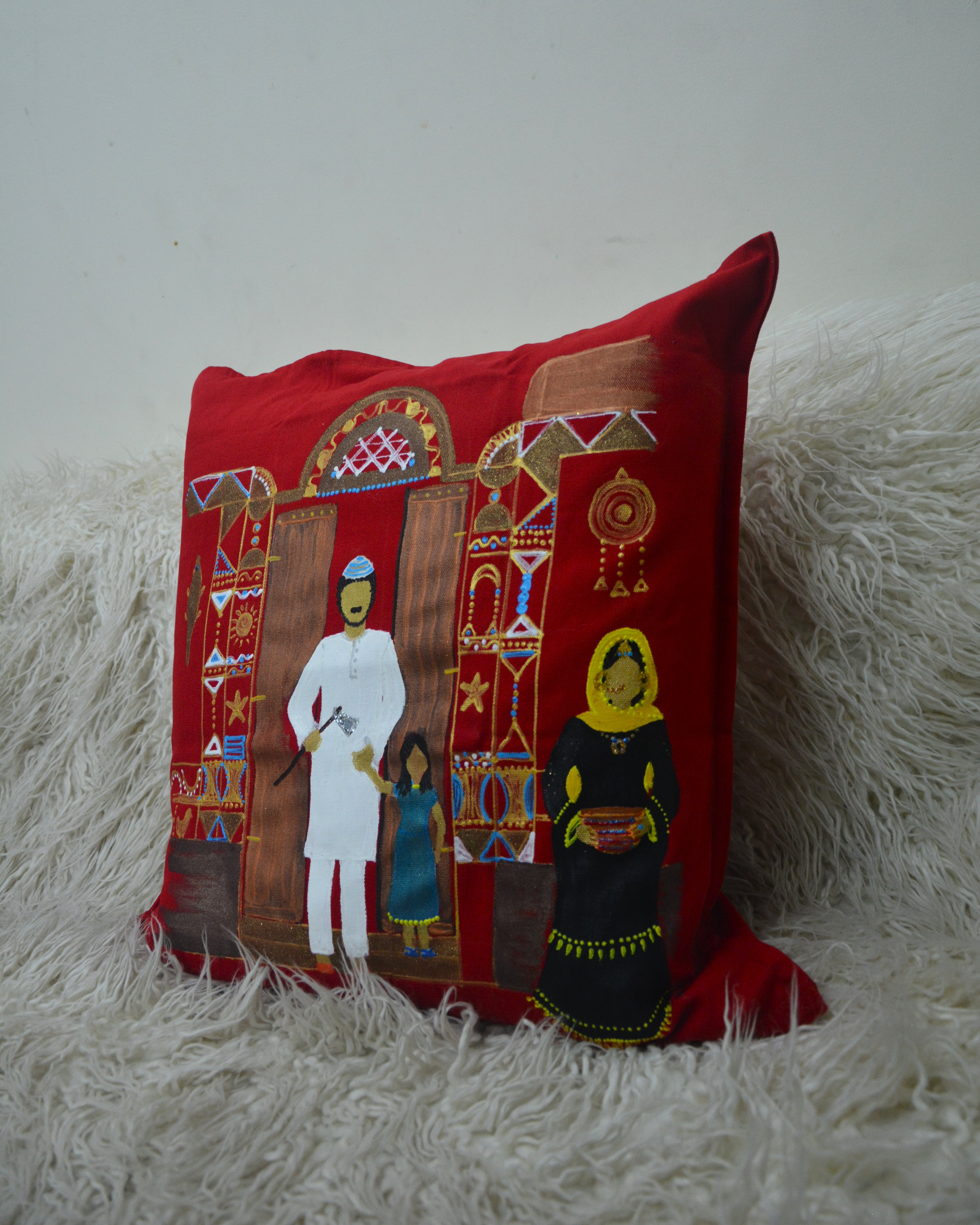 My Father Returned Cushion Cover – غطاء وسادة يابا رجع