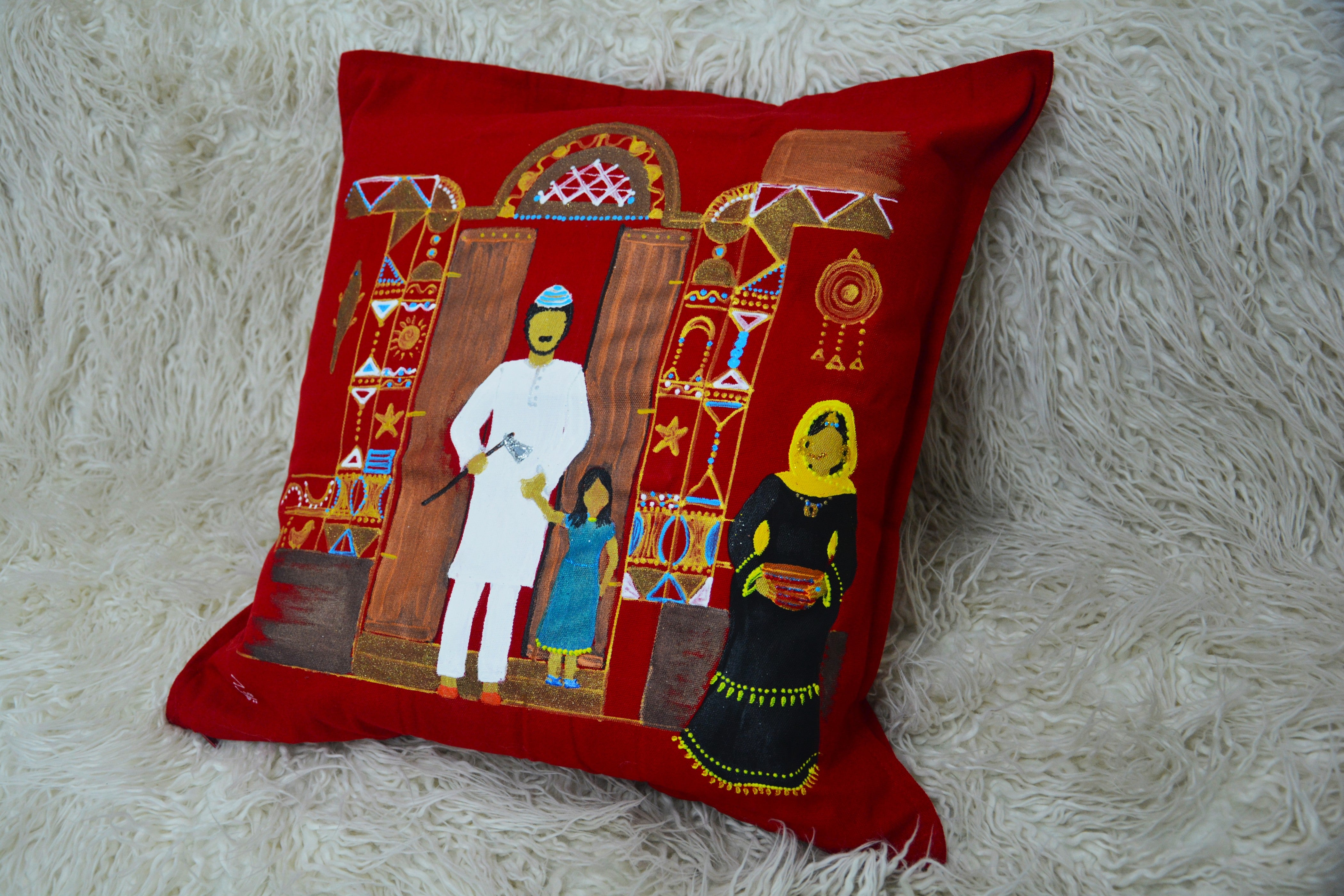 My Father Returned Cushion Cover – غطاء وسادة يابا رجع