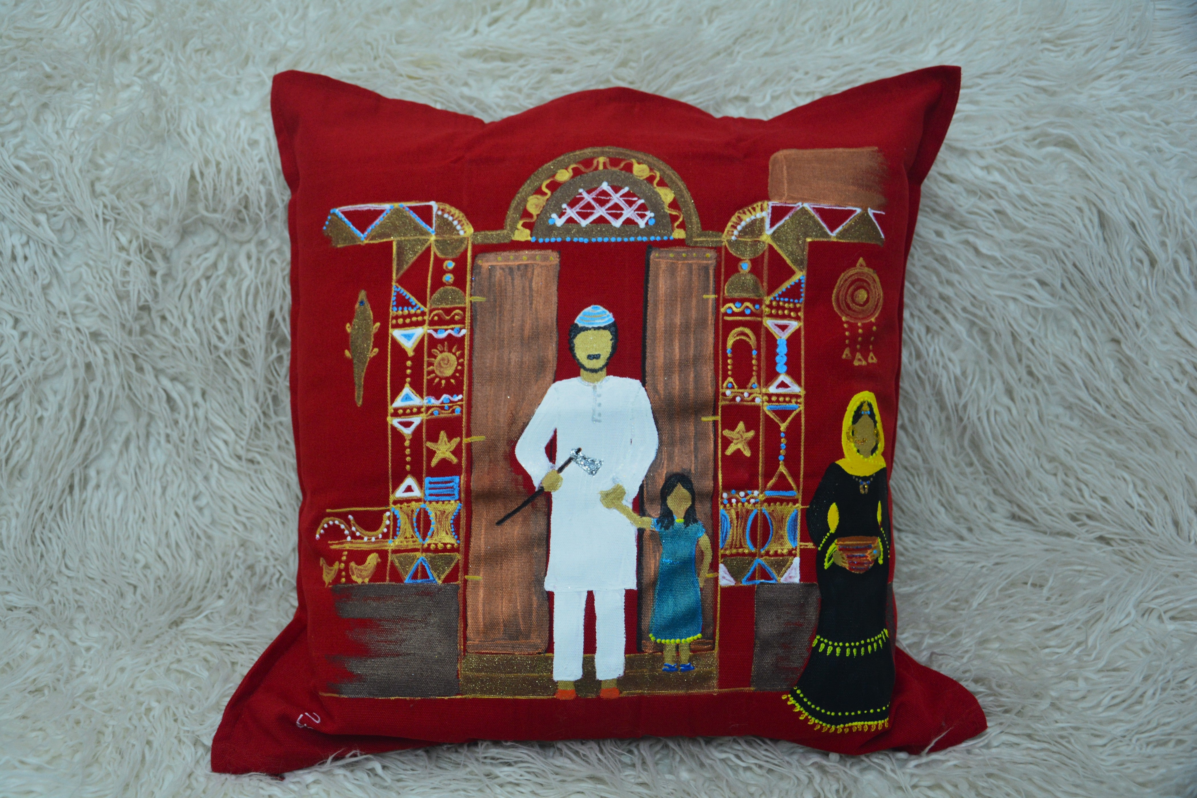 My Father Returned Cushion Cover – غطاء وسادة يابا رجع