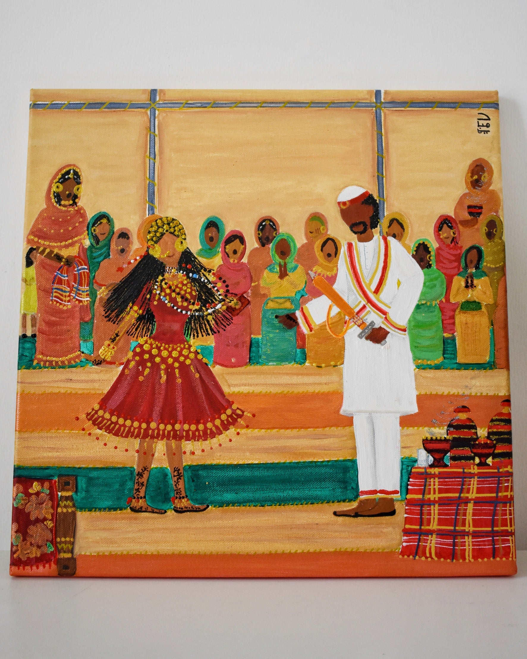 Al Subyah Ceremony Painting- لوحة الصبحية