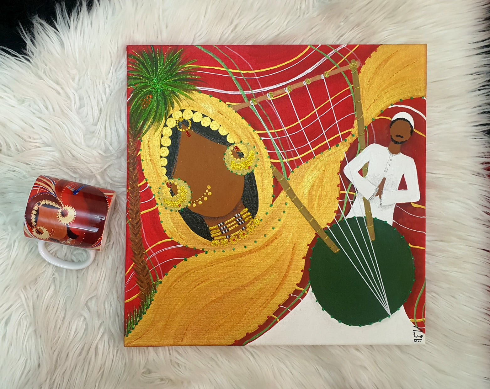 Zainouba wa Al Tanbour Painting