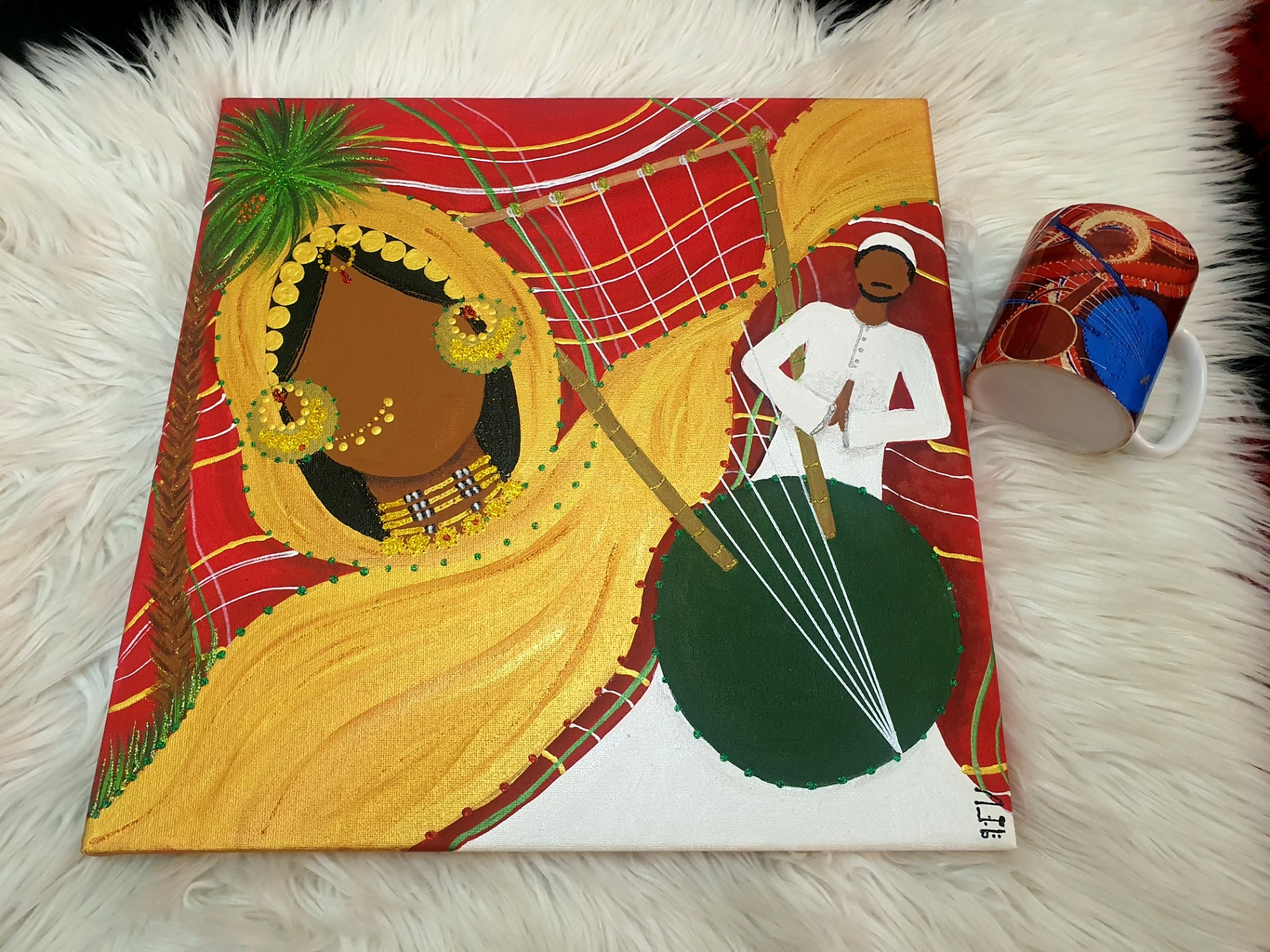 Zainouba wa Al Tanbour Painting