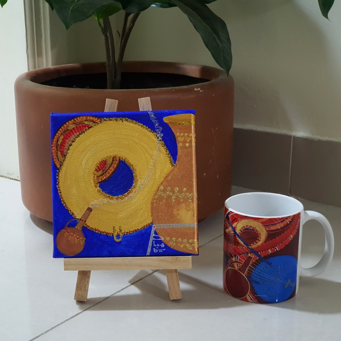 Dahabaya's Home Mini Canvas Painting -