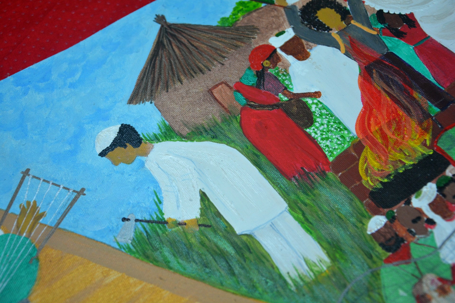 Azzat Al-Sudan Painting- لوحة عزة السودان