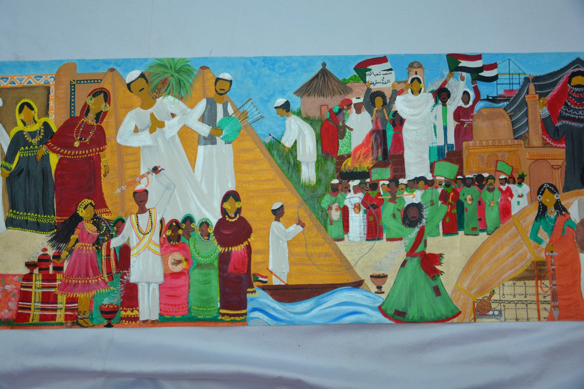 Azzat Al-Sudan Painting- لوحة عزة السودان