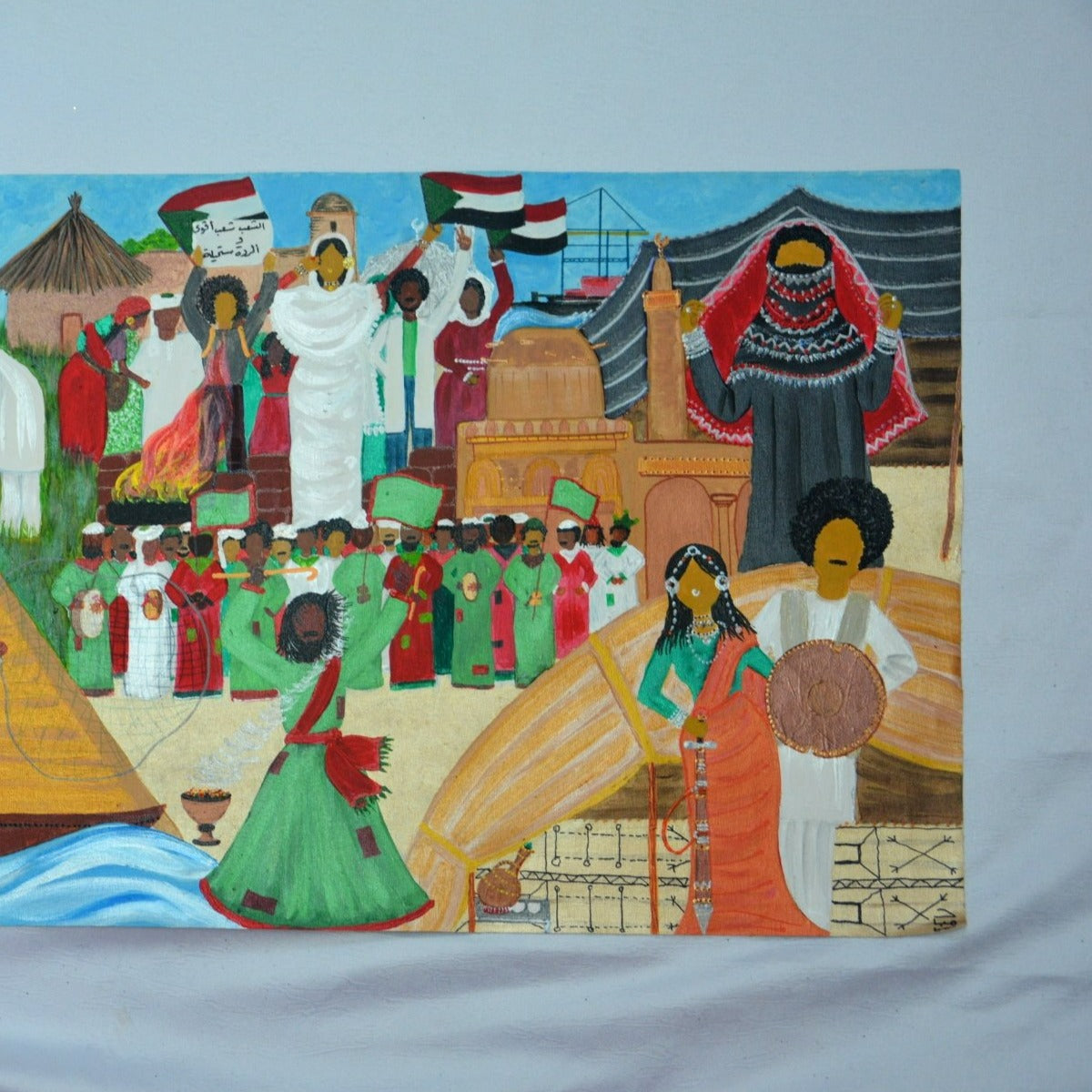 Azzat Al-Sudan Painting- لوحة عزة السودان