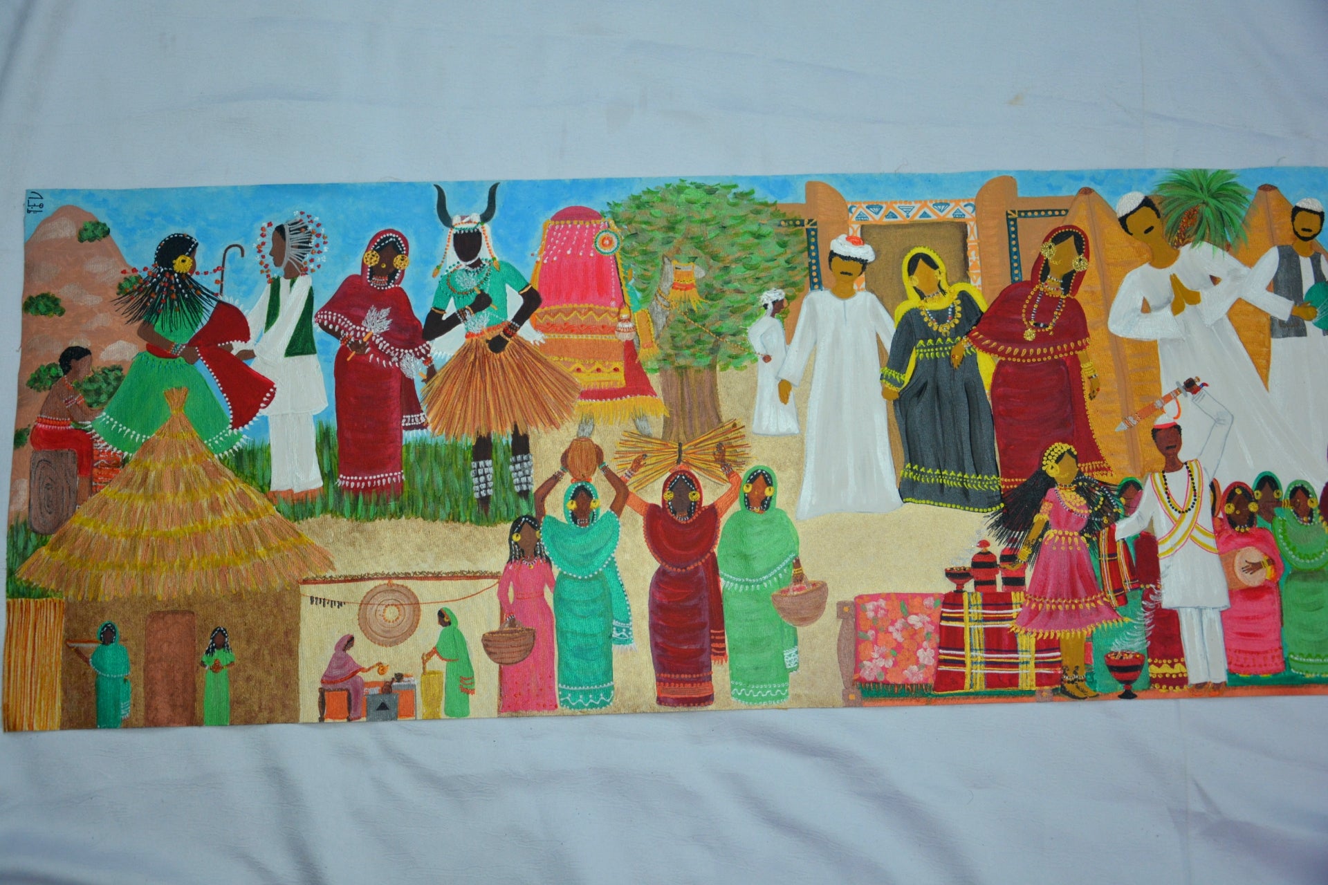 Azzat Al-Sudan Painting- لوحة عزة السودان