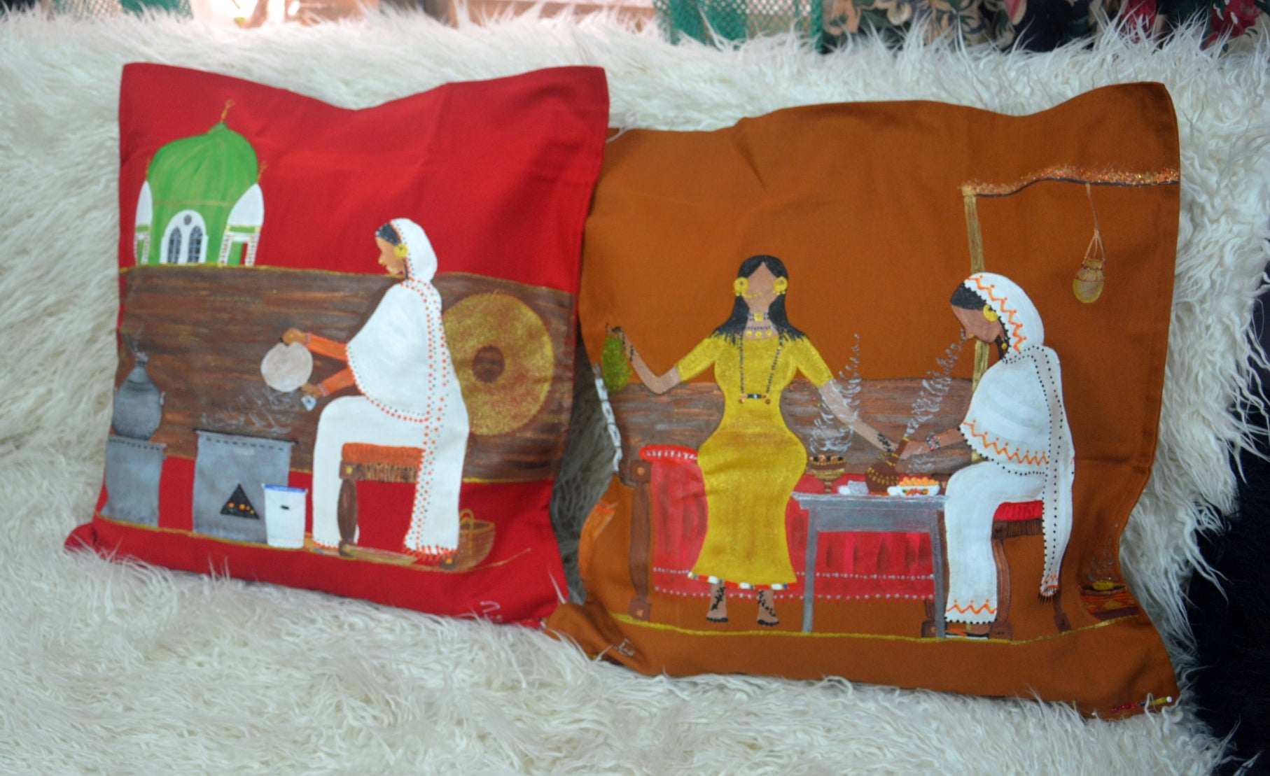 Al-Hanana fe Um-Druman Cushion Cover –  غطاء وسادة الحنانة في ام درمان