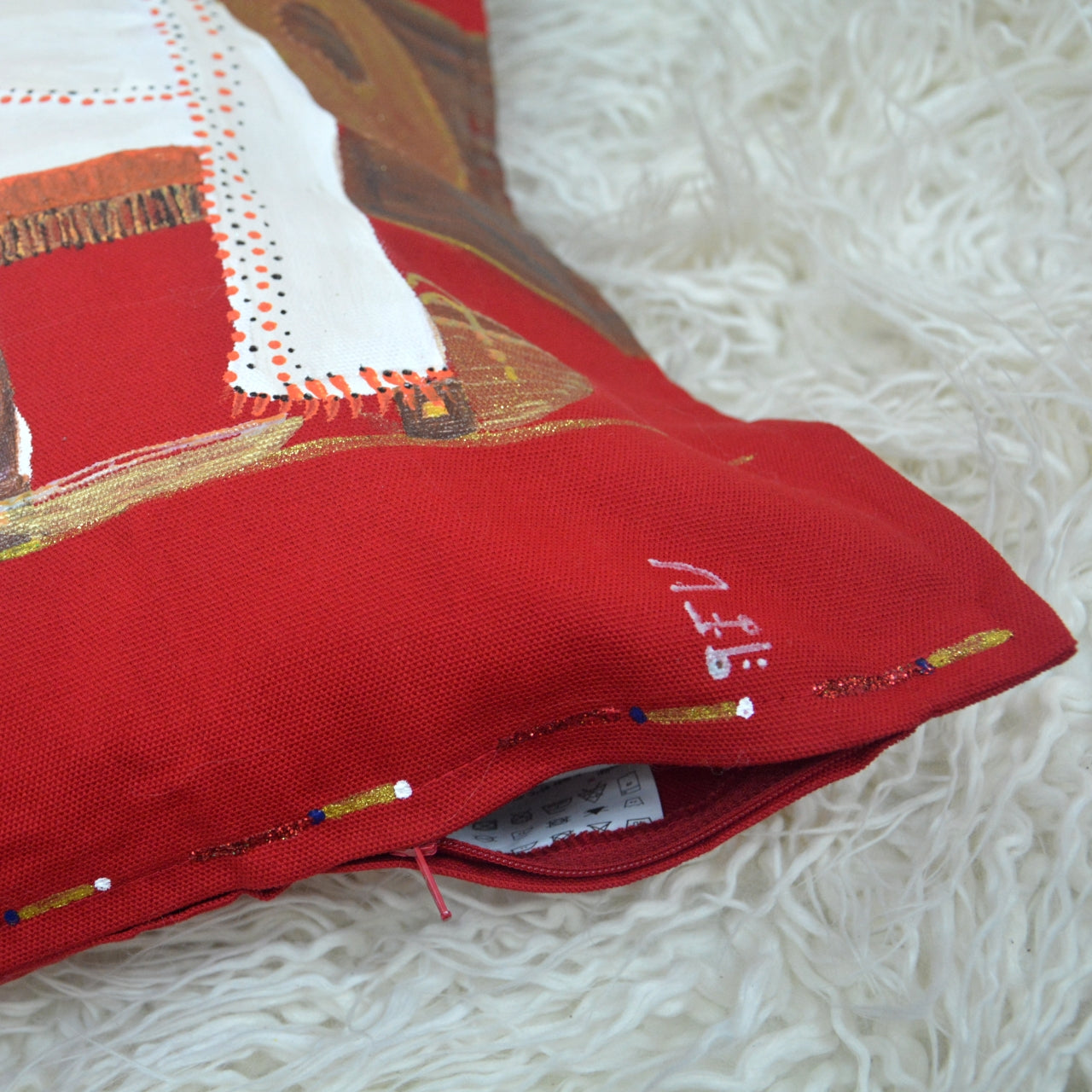 Kisra fe Wad Medani Cushion Cover – غطاء وسادة كسرة في ود مدني