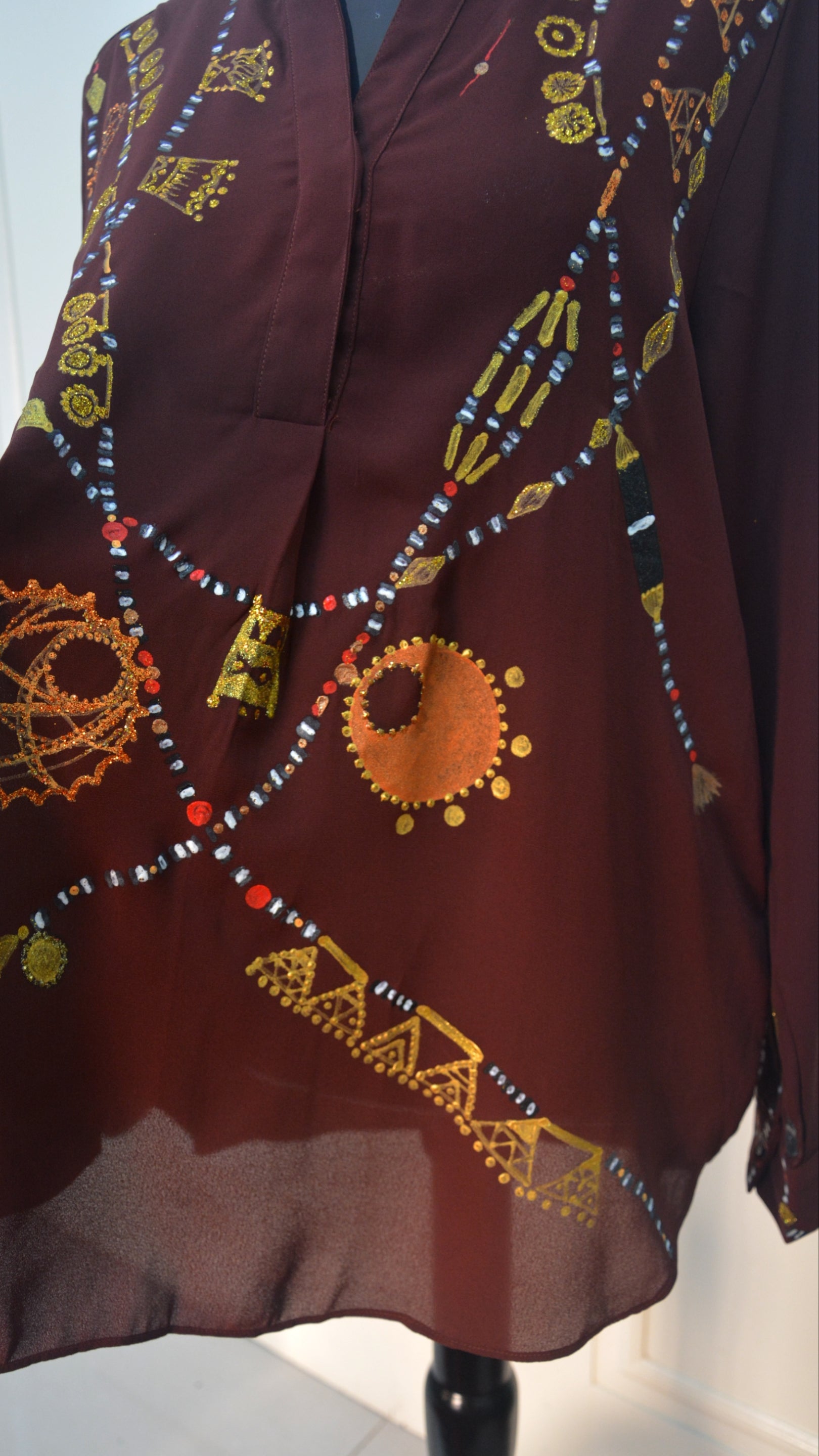 Dahabaya Necklaces Blouse