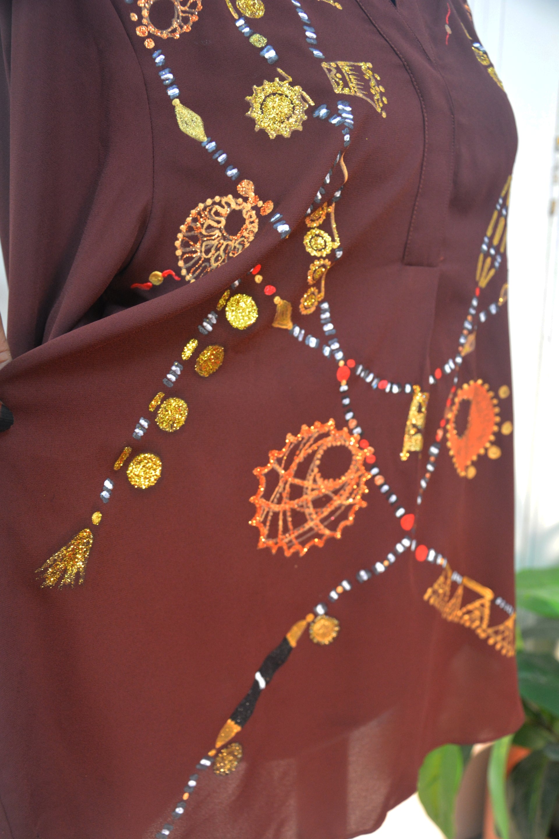 Dahabaya Necklaces Blouse