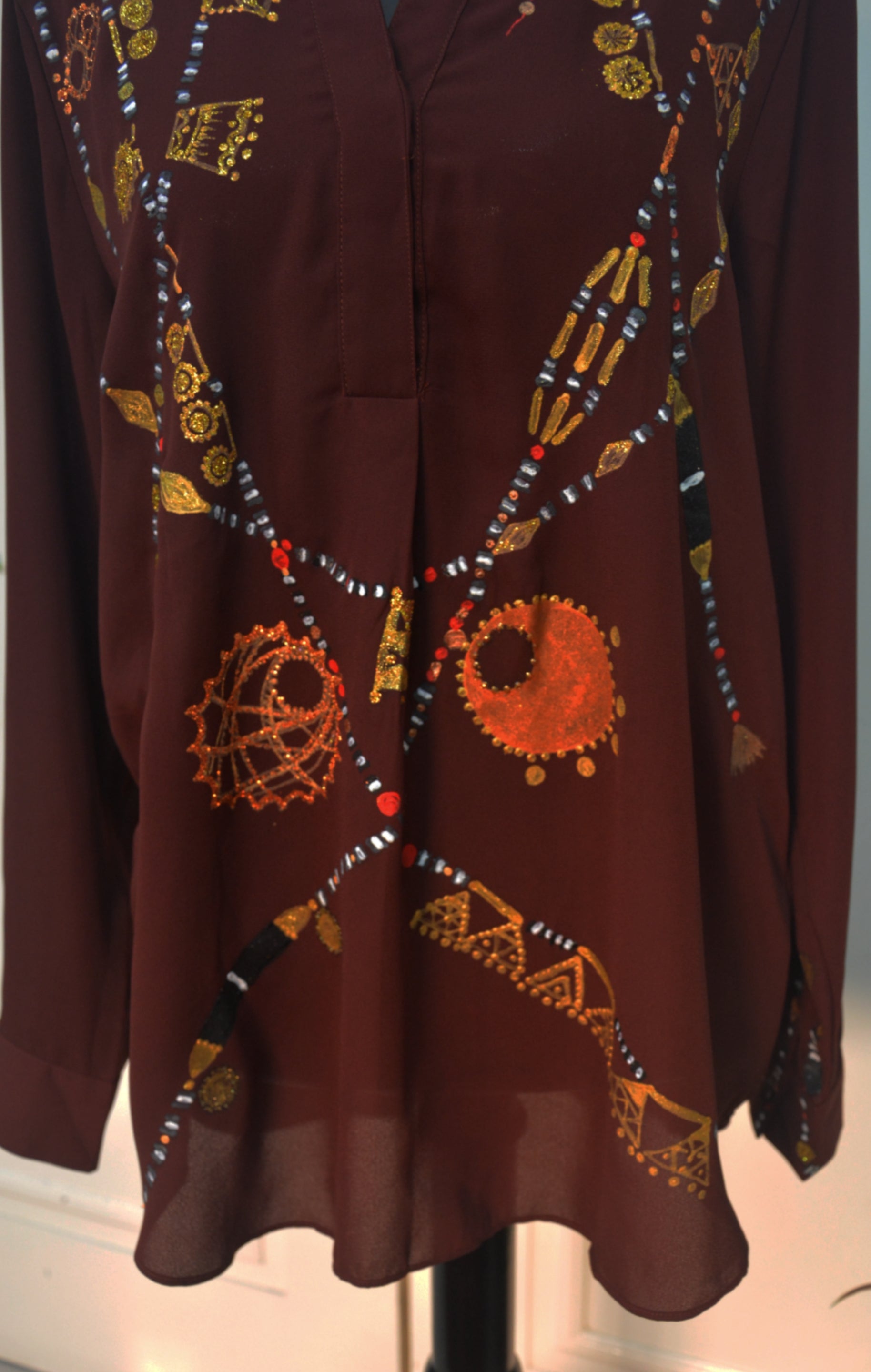 Dahabaya Necklaces Blouse