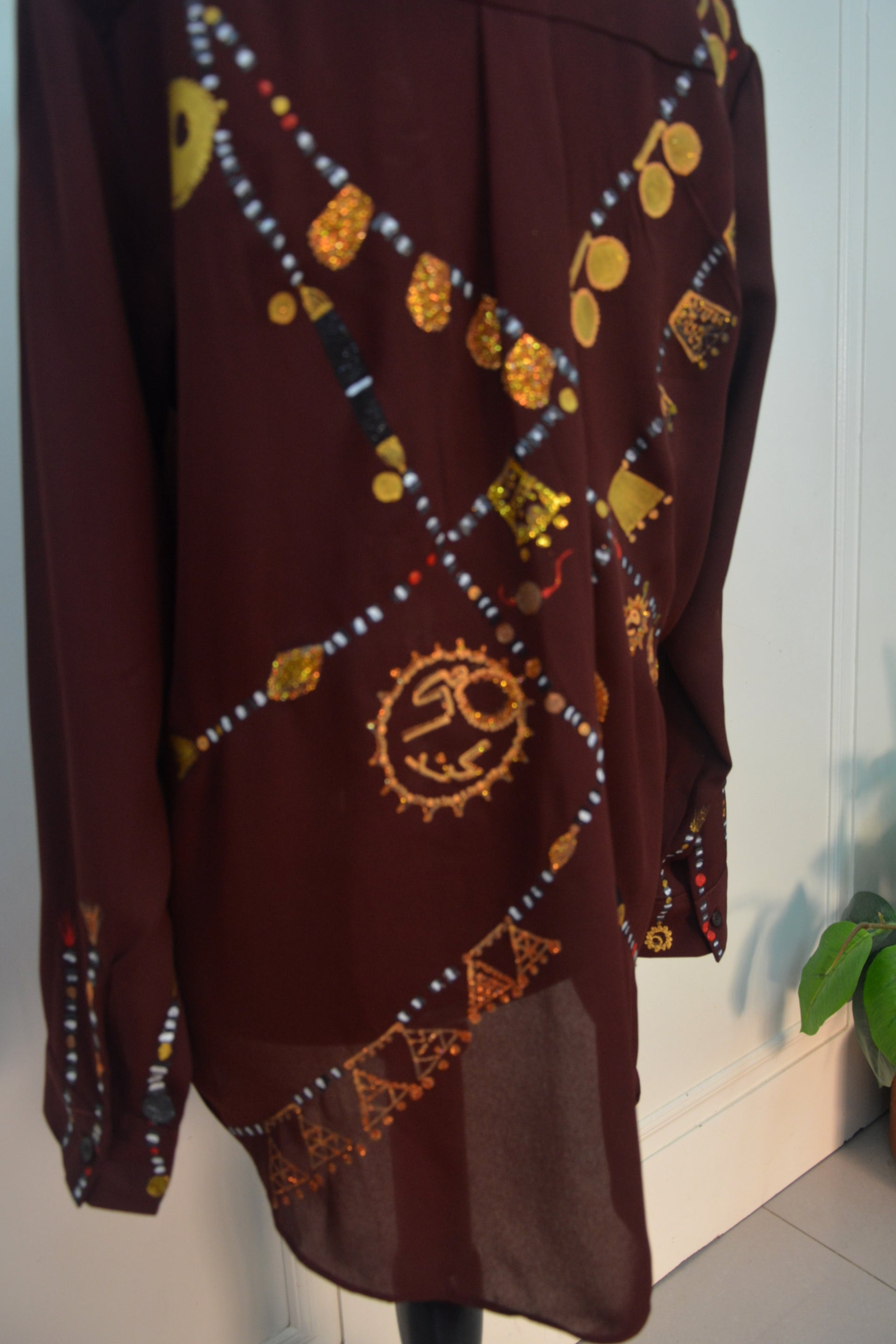 Dahabaya Necklaces Blouse
