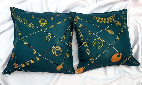 Dahabaya necklaces cushion cover 