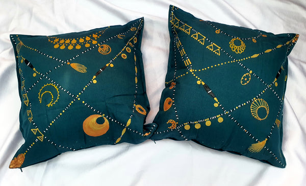 Dahabaya necklaces cushion cover 