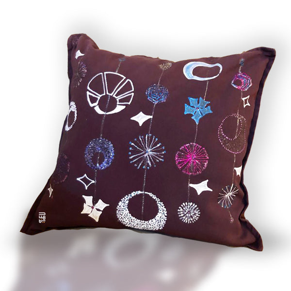 Crescent garden cushion cover – غطاء وسادة مزرعة الهلالات