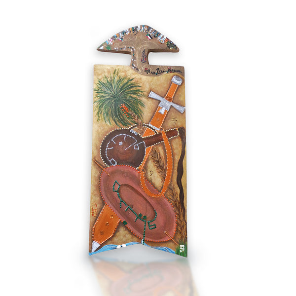 Fe Shambat Wooden Slate -لوح في شمبات