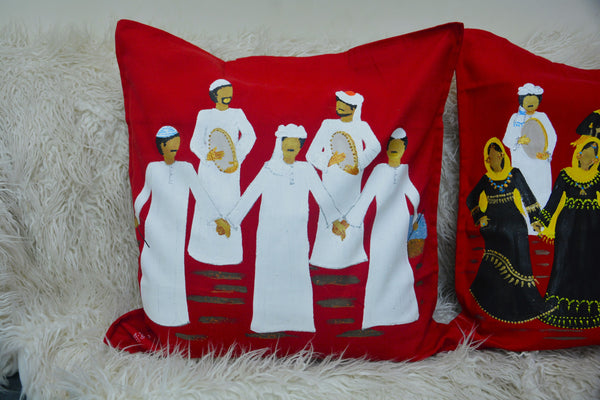 Halfa Men Cushion Cover –   غطاء وسادة شباب حلفا