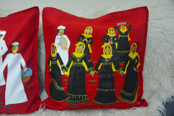 Halfa Girls Cushion Cover –   غطاء وسادة بنات حلفا