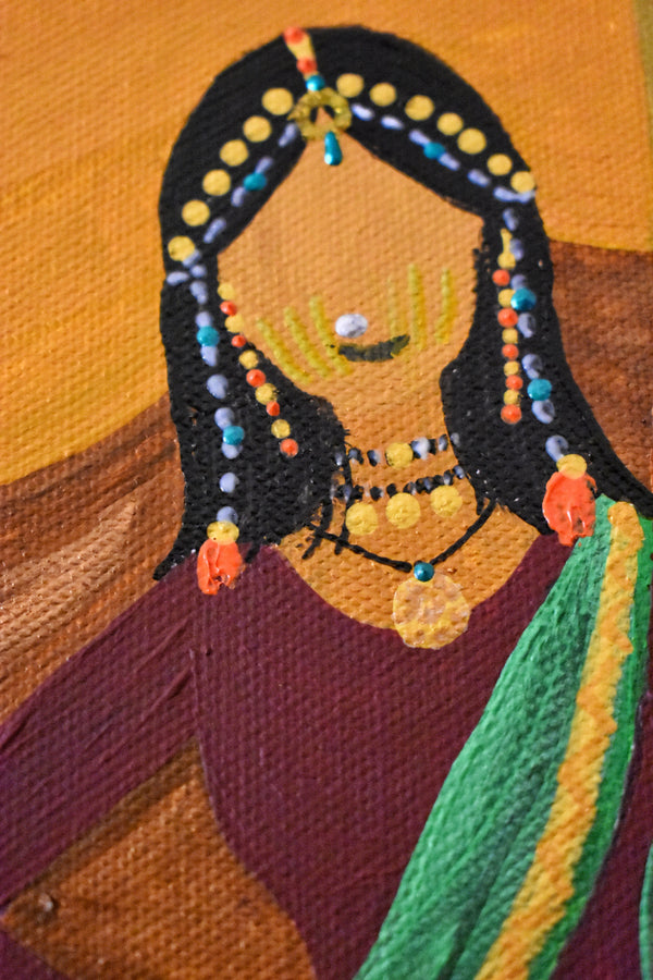 Tajouj wa Al Mahalag- لوحة تاجوج و المحلق