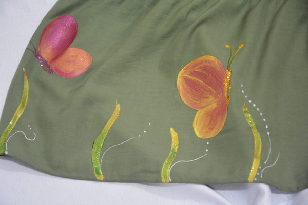 Butterfly garden dress- فستان حديقة الفراشات