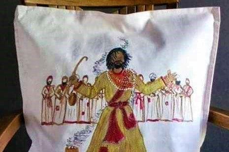 Al Moulid Evening cushion cover –غطاء وسادة ليلة المولد