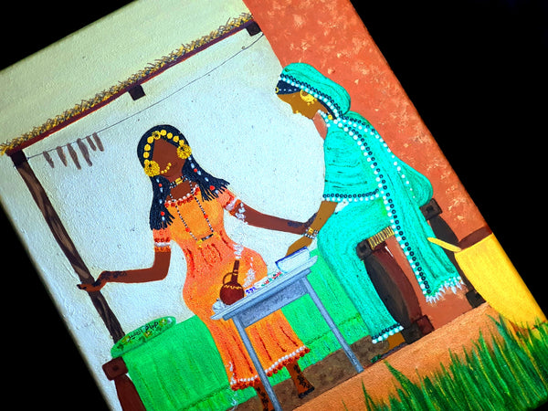 Henna Artist Painting- لوحة الحنانة