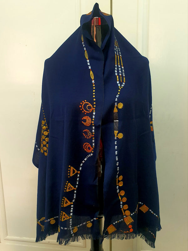 Dahabaya Necklaces Set of Scarf & Mask 