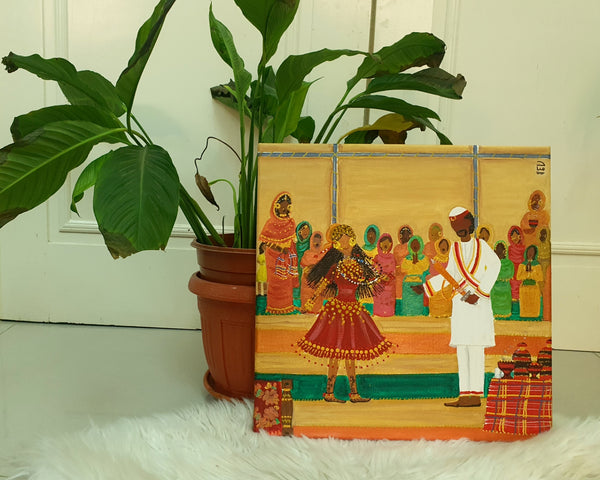 Al Subyah Ceremony Painting- لوحة الصبحية