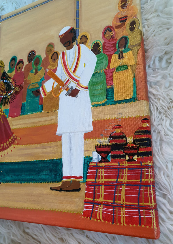 Al Subyah Ceremony Painting- لوحة الصبحية