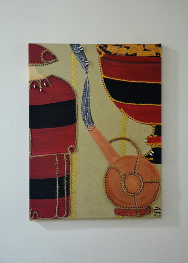 Mashallah Tabarak Allah Canvas Painting 