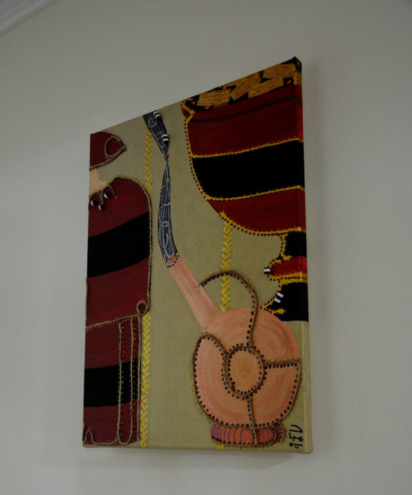 Mashallah Tabarak Allah Canvas Painting 