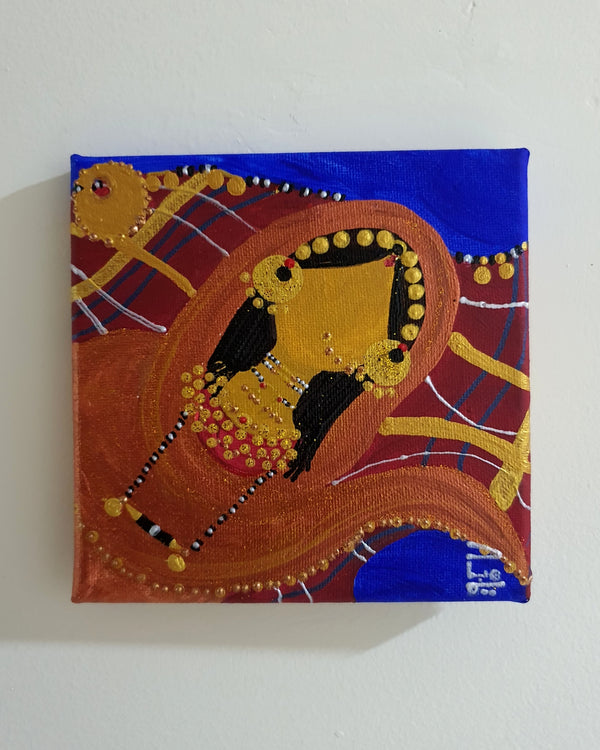 Dahabaya's Wedding Mini Canvas Painting -  
