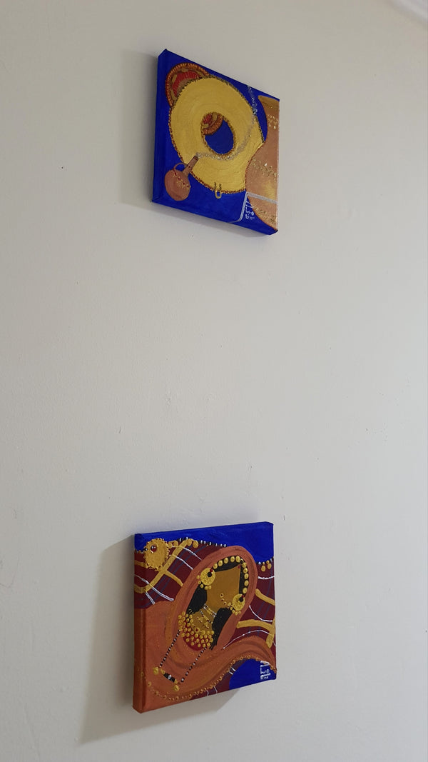 Dahabaya's Home Mini Canvas Painting -  