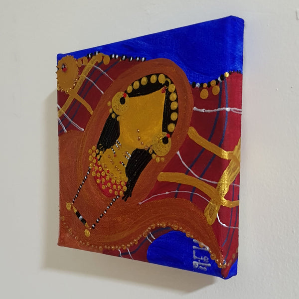 Dahabaya's Wedding Mini Canvas Painting -  