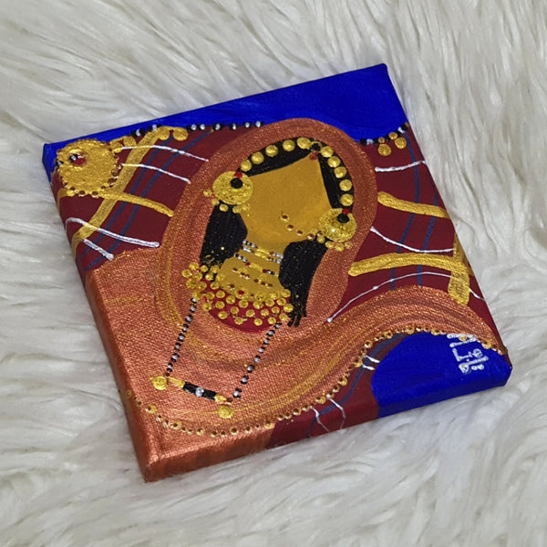 Dahabaya's Wedding Mini Canvas Painting -  