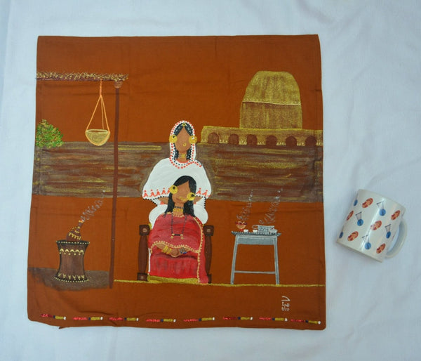 Al-Mashata fe Kasala Cushion Cover –  غطاء وسادة المشاطة في كسلا