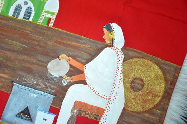 Kisra fe Wad Medani Cushion Cover –  غطاء وسادة كسرة في ود مدني