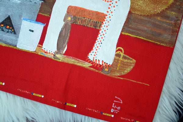 Kisra fe Wad Medani Cushion Cover –  غطاء وسادة كسرة في ود مدني